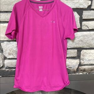 Reebok Fuchsia Performance Tee